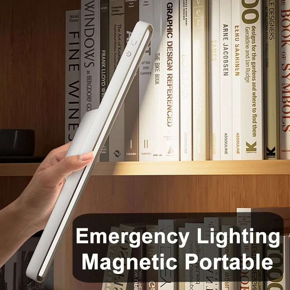Desk Lamp LED USB Rechargeable Stepless Dimming Table Lamp