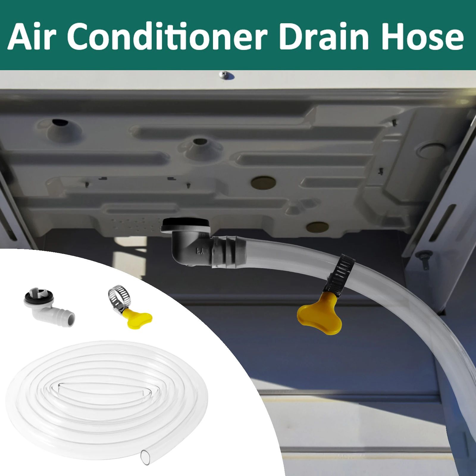 Leak Proof Air Conditioner Drain Hose Extension 9.8FT Pipe for Mini Split AC Units