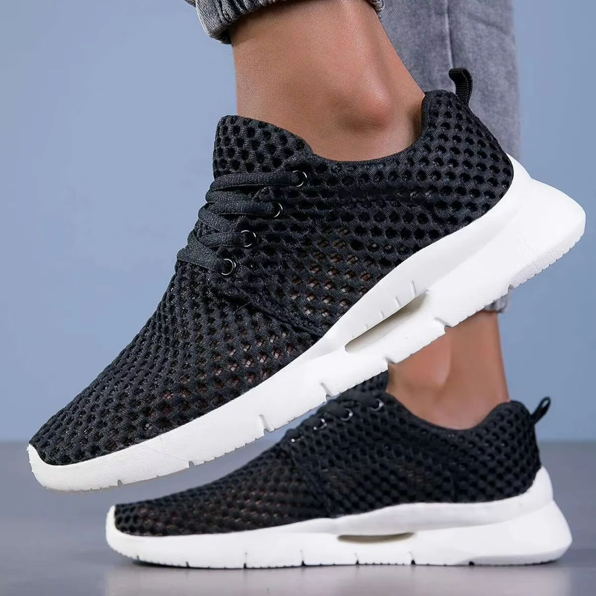MeshGlide Men's Lace-Free Breathable Driving Sneakers
