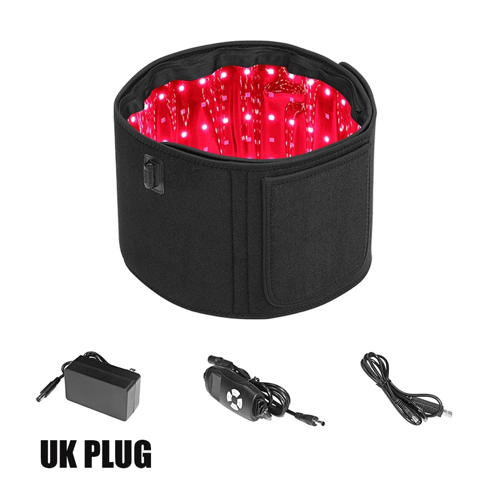 Red and Infrared Light Therapy Belt 660nm 850nm LED Slimming and Muscle Recovery Wrap