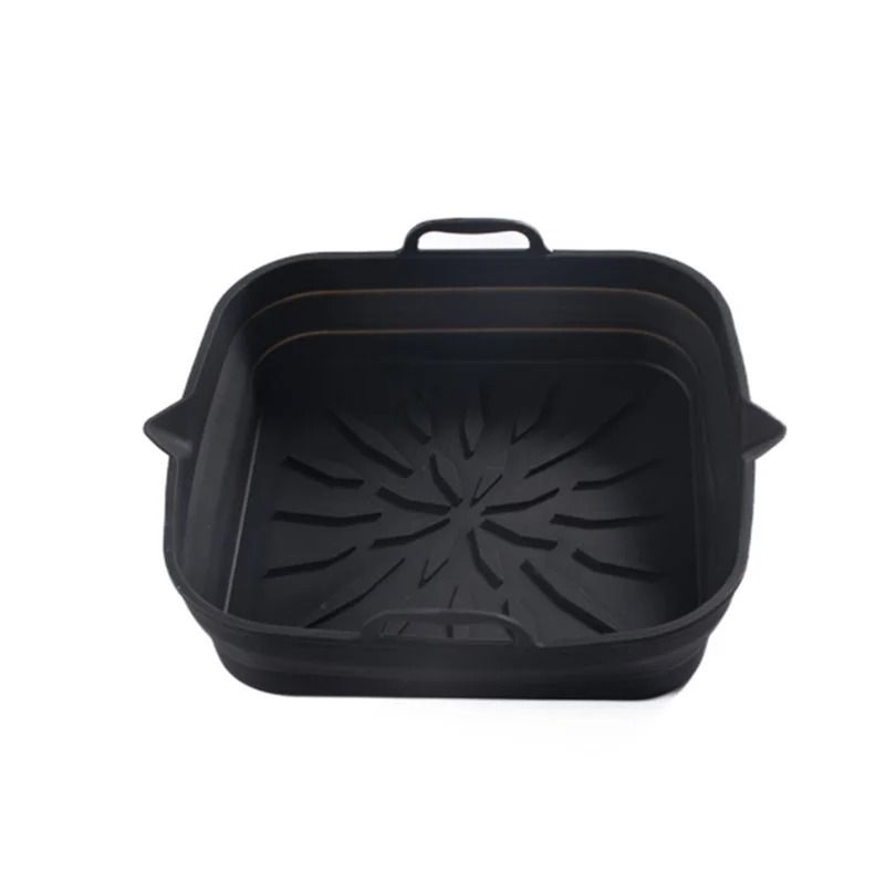 Silicone Square Air Fryer Liner Reusable Baking Tray and Basket Insert
