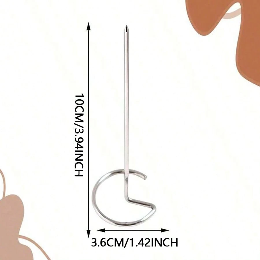 Reusable Stainless Steel Kabob Skewers BBQ Stick Grilling Kebab Tool