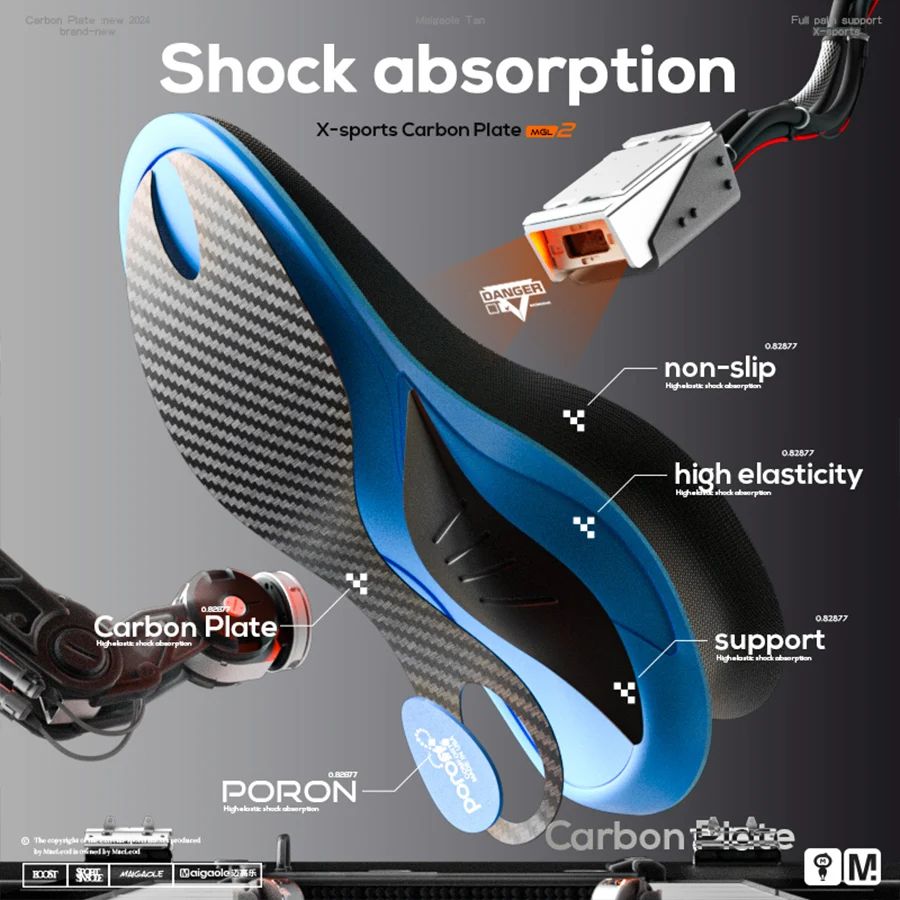 Carbon Plate Basketball Performance Insoles