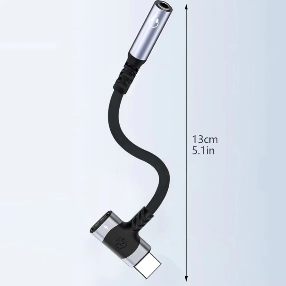 Universal USB-C to 3.5mm Jack 2-in-1 High-Speed Audio and Charging Adapter