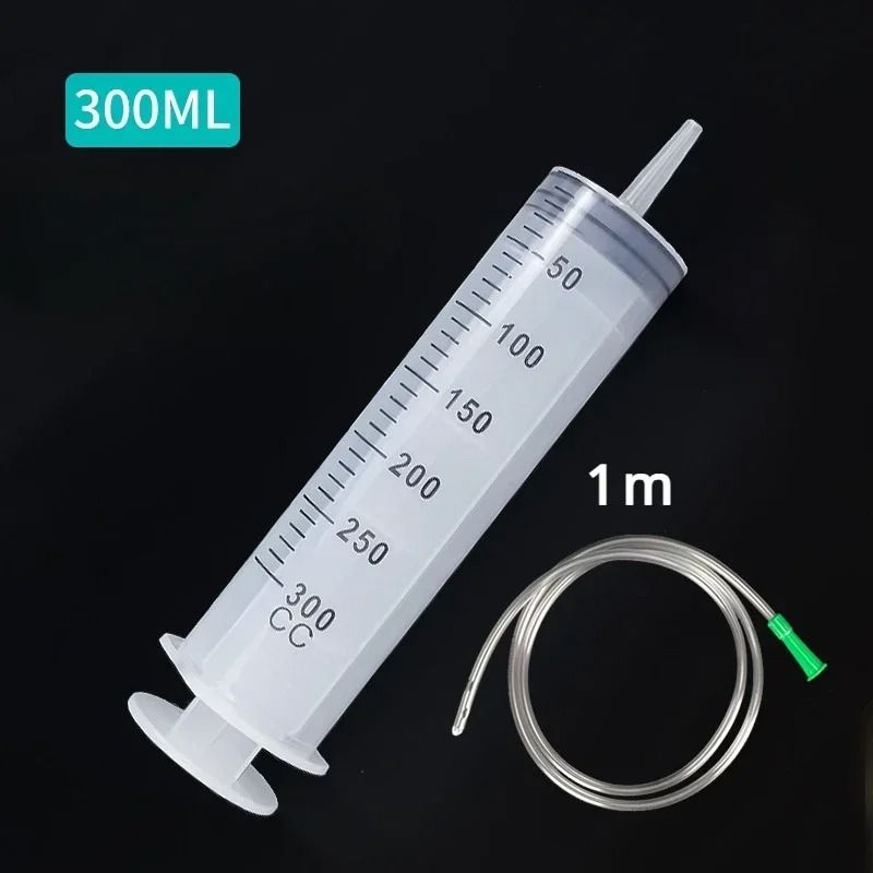 Large Capacity Reusable Syringe Oil Pump with Hose