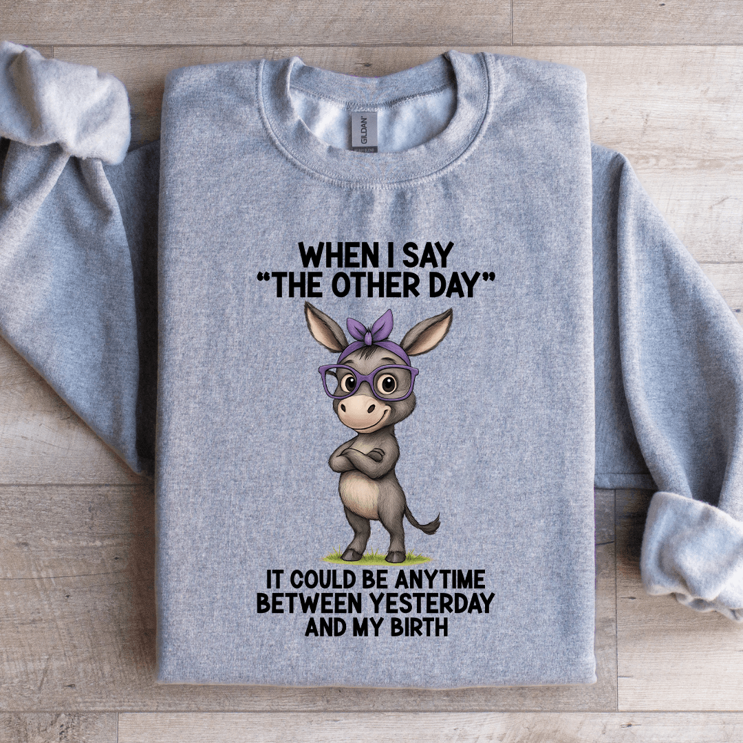 When I Say The Other Day Sweatshirt