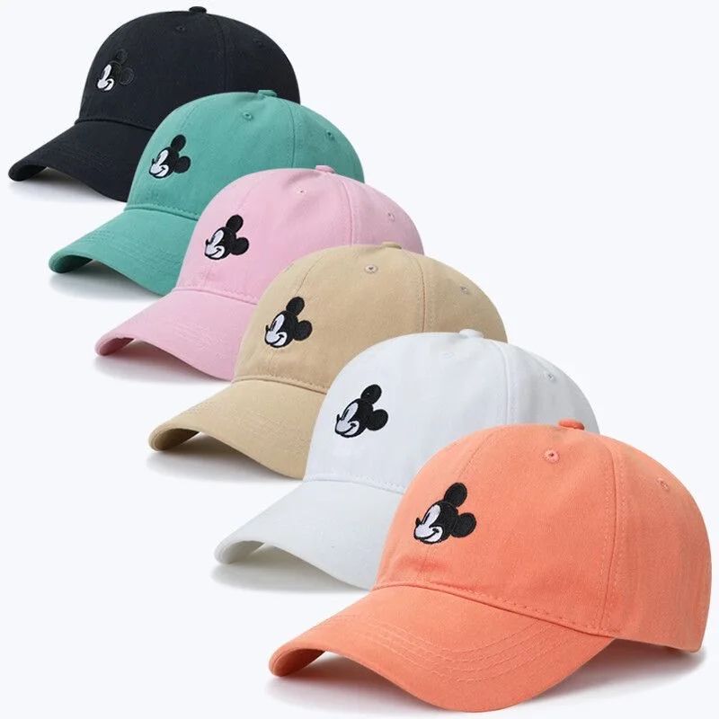 Unisex Mickey Cartoon Cotton Baseball Cap
