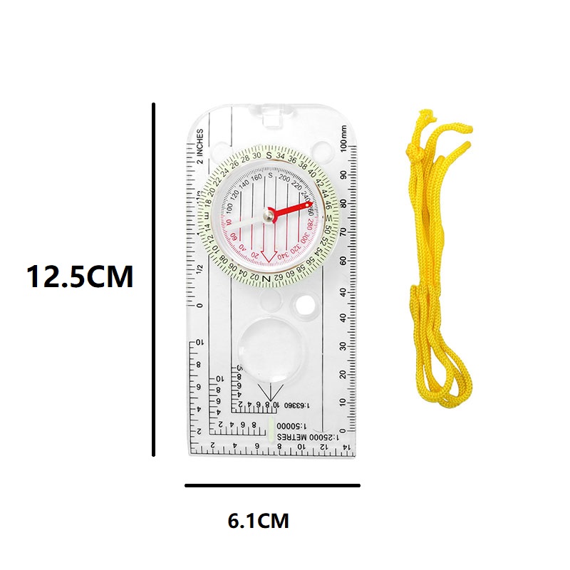Fixed Precision Hiking Compass  Military-Grade Outdoor Navigation Tool
