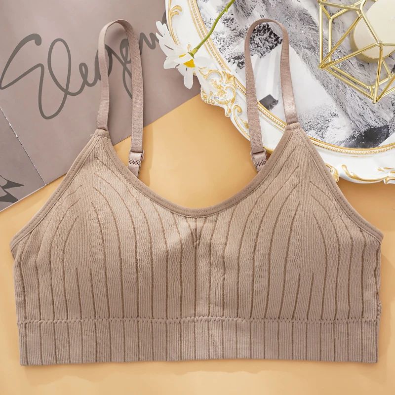 Seamless Wireless Padded Bralette Crop Top