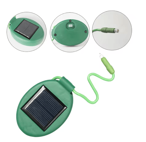 2PCS Mini Solar Flower Pot Spotlights – Waterproof Garden Landscape Lights