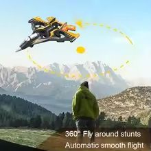 SkyStrike 4-Channel 2.4 GHz RC Fighter Jet with 360° Roll & LED Light