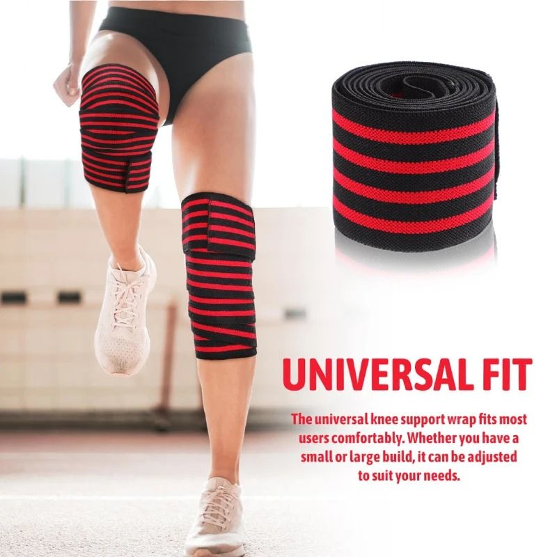 High Tension Competition Grade Weightlifting Knee Wraps