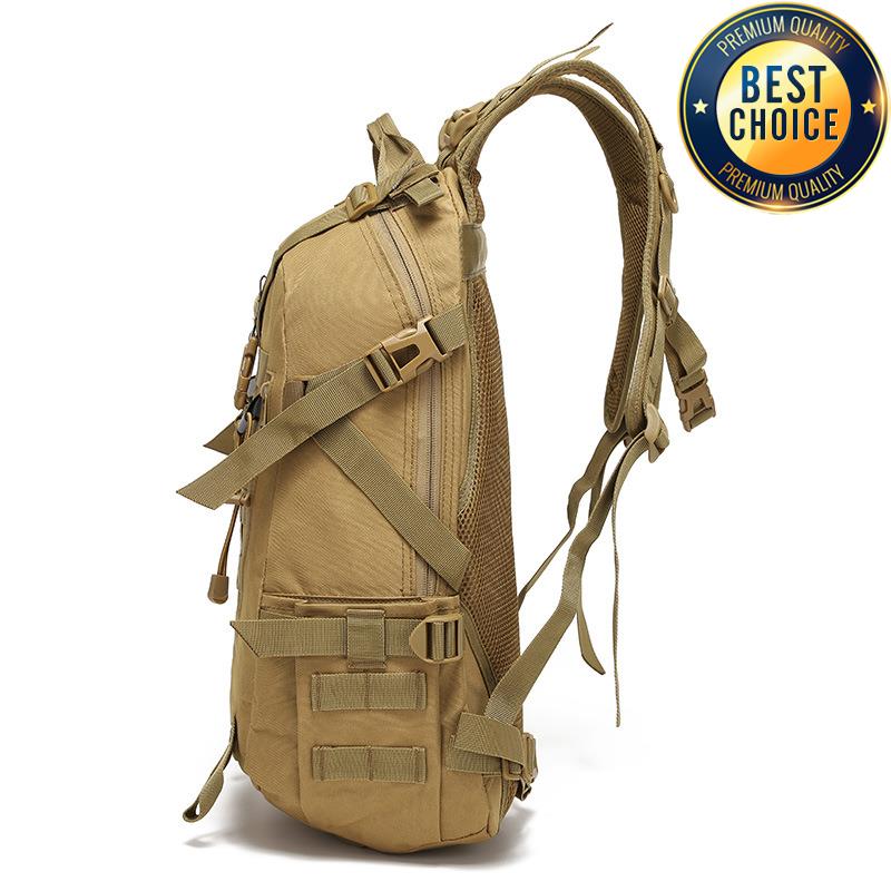 Tactical Reflective Backpack, Outdoor Molle Camouflage Rucksack, Hiking, Camping, Hunting, Travel, Assault Bag Knapsack