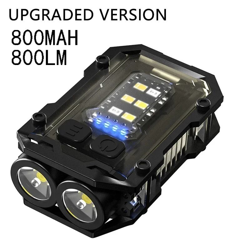 Rechargeable Mini COB LED Keychain Flashlight with Magnetic Base