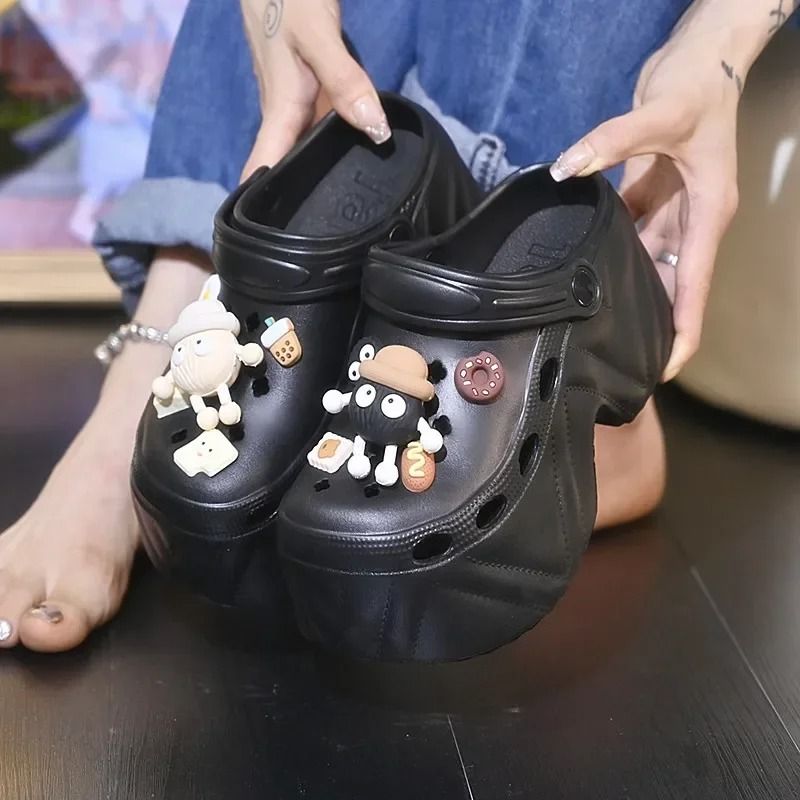 CloudLift 9cm Platform Garden Clogs for Women