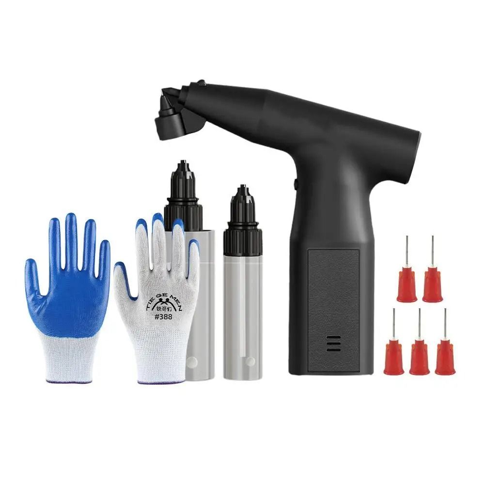 Electric Spray Gun Pen and Air Pump Set Rechargeable Liquid Spray Gun for Automobiles