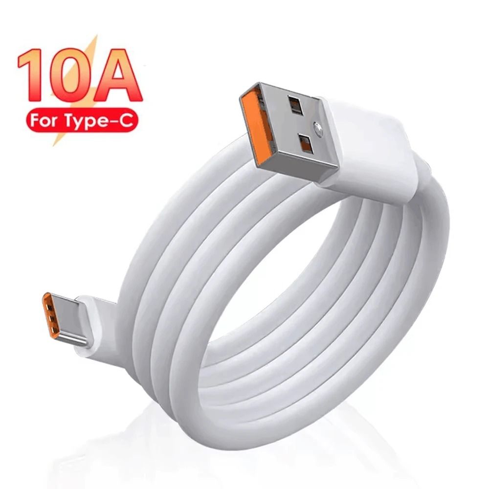 120W 10A High-Speed USB-A to Type-C Super Fast Charging Data Cord