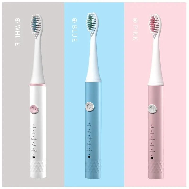 Rechargeable 5-Mode Sonic Dental System | 40,000 SPM Waterproof Ultrasonic Toothbrush