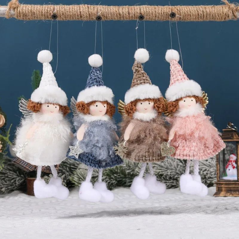 Cute Plush Angel Girl Christmas Tree Hanging Ornament