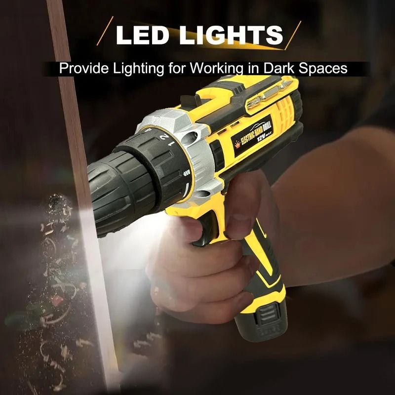 20V Electric Power Drill Suite | Complete Home Repair & Maintenance Kit | Executive Structural DIY Tool Collection