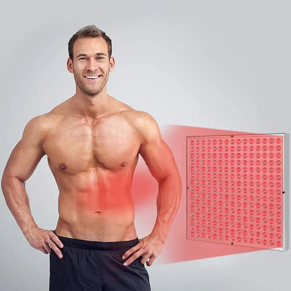 Red LED Light Therapy Panel, Deep Red and Near Infrared LED, Effective Pain Relief & Skin Collagen Boost