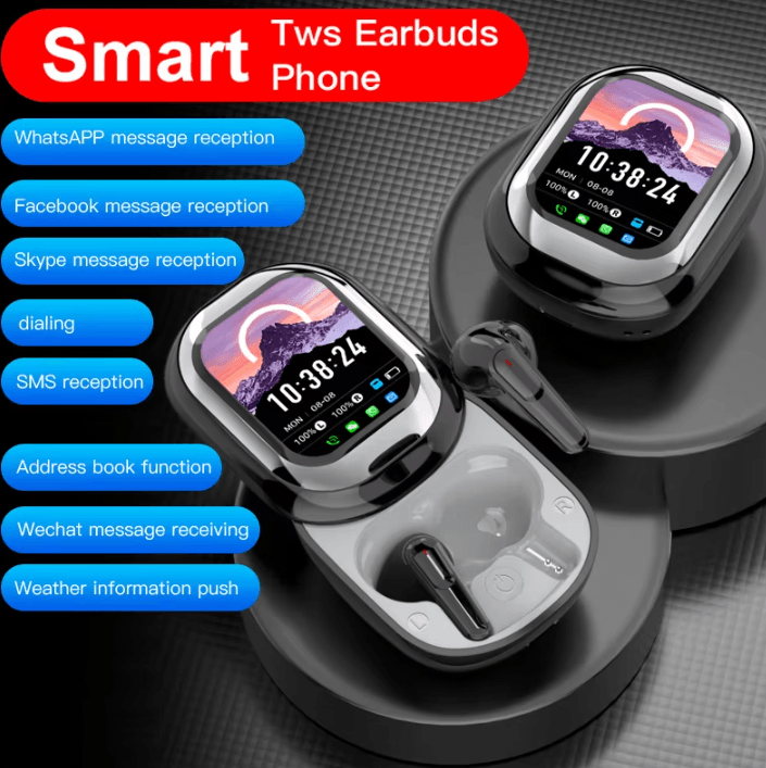 SE-ONE TouchScreen Pro Wireless TWS Earbuds with LED Display & App Control