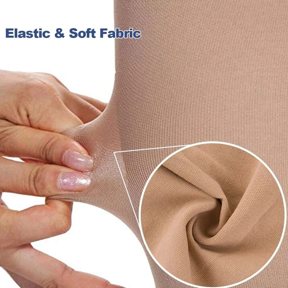 Medical Calf Compression Stockings Knee High Open Toe Pressure Socks