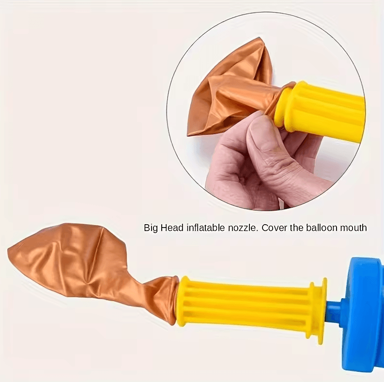 Portable Balloon Pump with Handle One-Touch Fast Inflation for Balloons & Party Decor