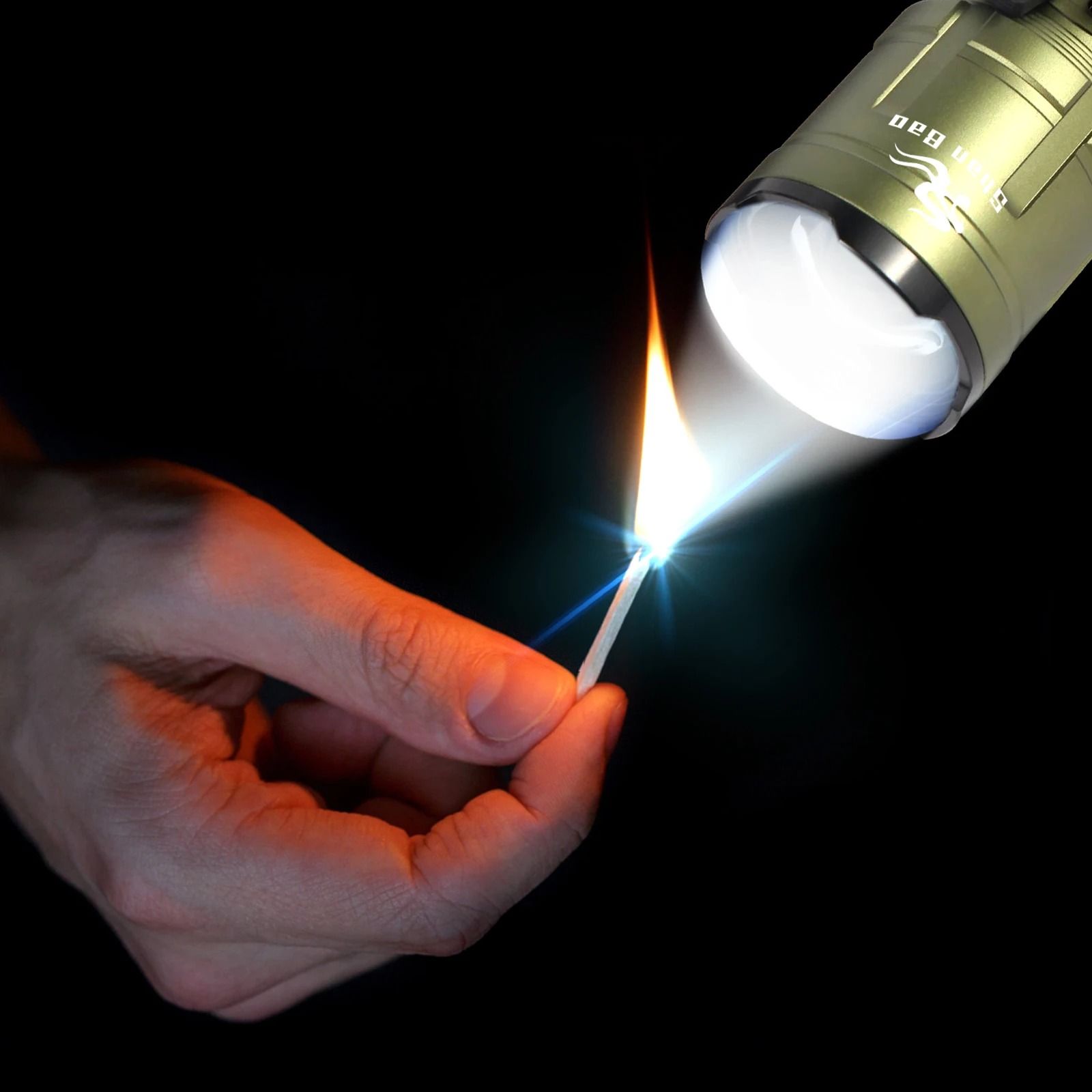 High-Performance Zoom Flashlight – Professional Mountaineering Strong Light