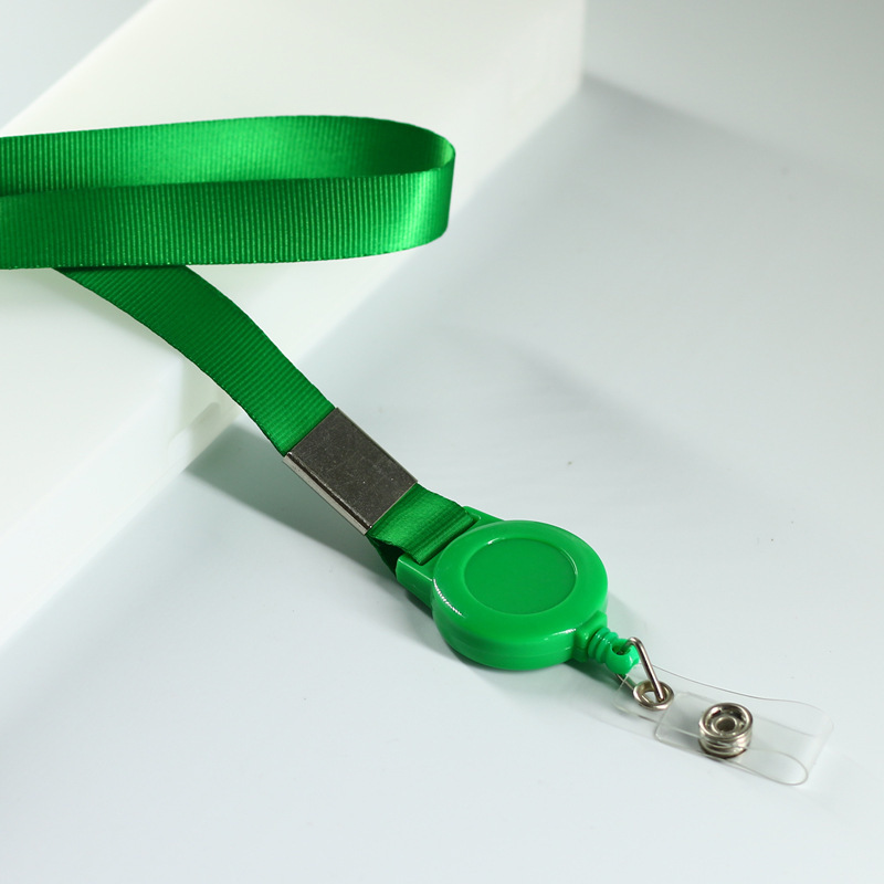 Retractable Badge Reel, Professional Neck Lanyard with ID Card Holder