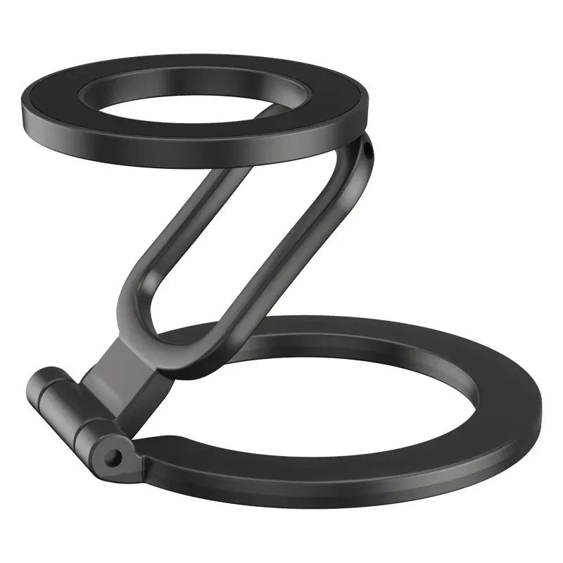 Double-Sided MagSafe Phone Grip Stand – Foldable 360° Rotating Magnetic Ring Holder