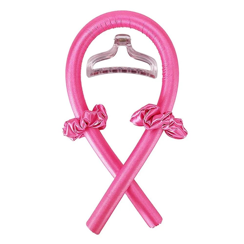 Heatless Curling Rod Headband No Heat Hair Curlers Silk Ribbon Overnight Curlers