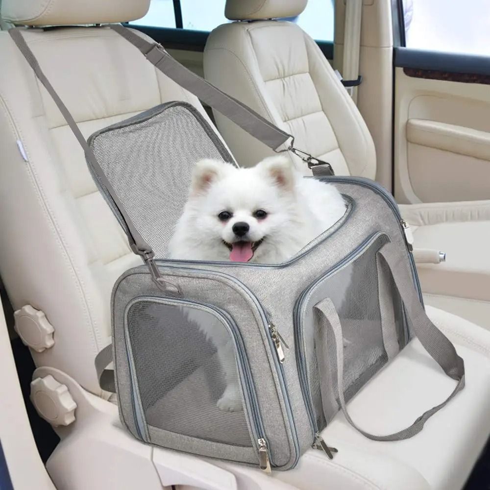 Dog Carrier Bag Soft Side Travel Backpack