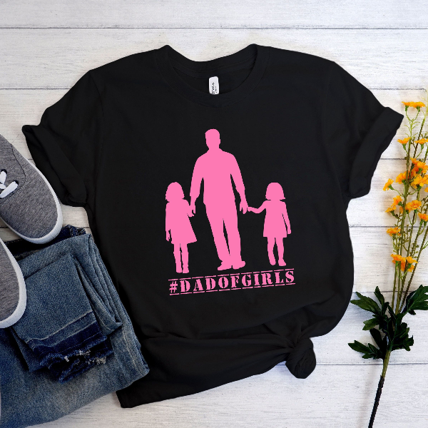 Fathers Day Gift from Daughters Shirt,Dad of Girls Shirt,New Dad Shirt,Dad Shirt,Daddy Shirt,Father's Day Shirt,Best Dad