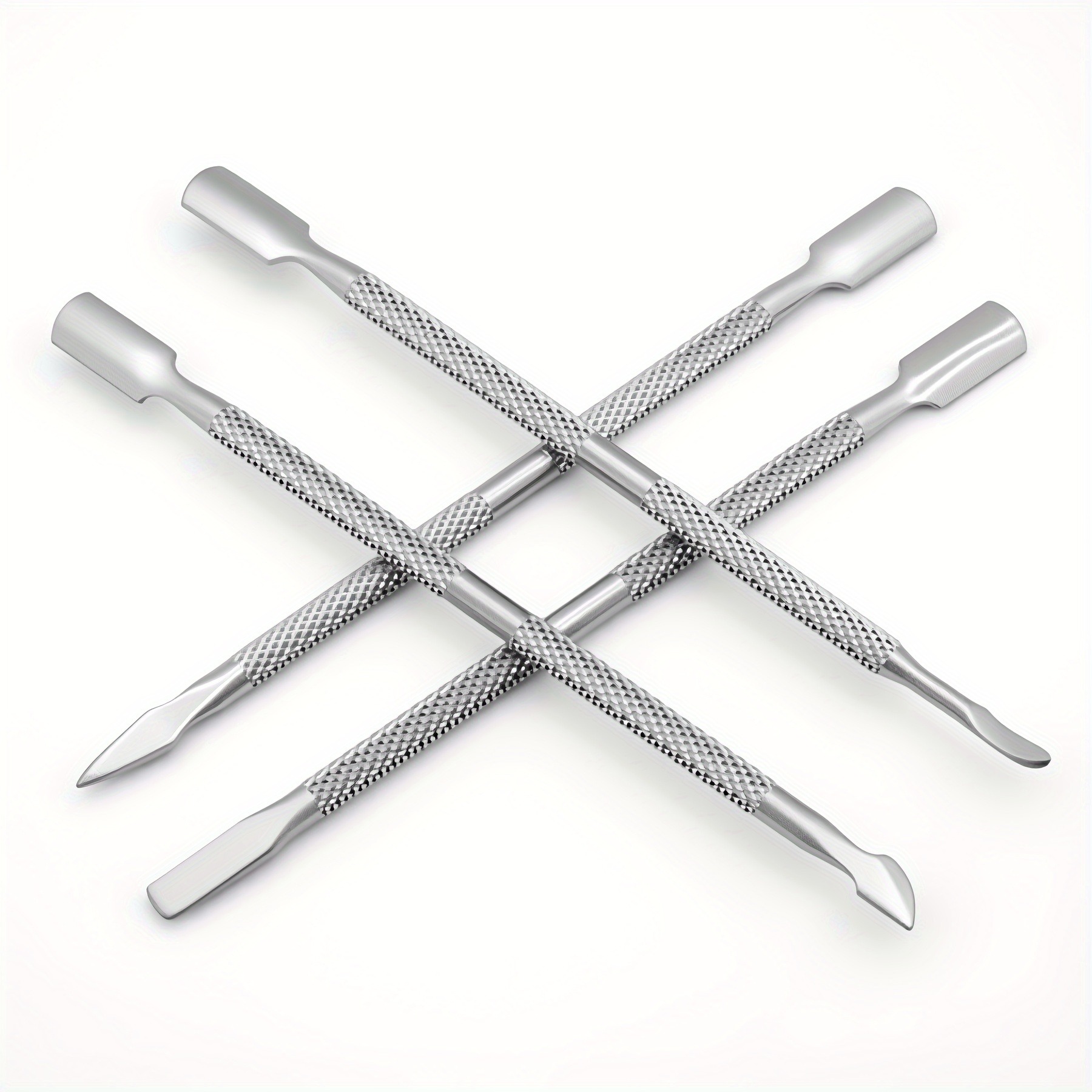 Stainless Steel Cuticle Remover and Cutter, Cuticle Pusher Nail Cleaner, Durable Manicure and Pedicure Tool