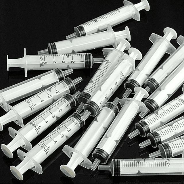 PrecisionDose 5ml Disposable Syringe Set No Needle 10 Pack