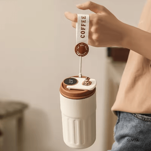 Smart Temperature Display Thermal Mug – Stainless Steel LED Coffee Thermo Bottle