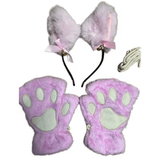 CutePaws Winter Cat Costume Set