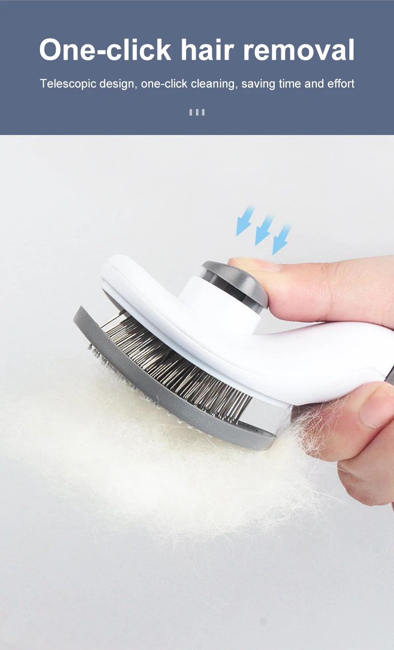 Pet Hair Remover Grooming Brush