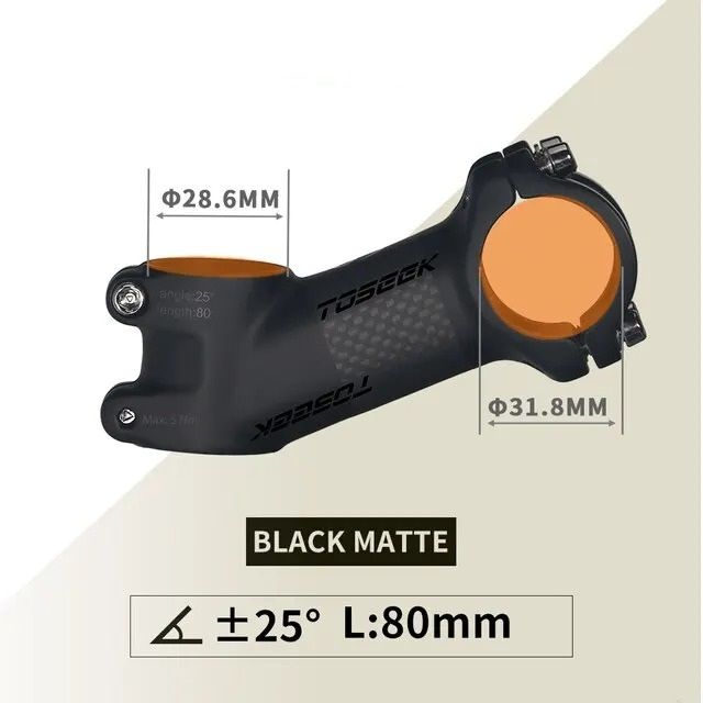 Ultralight Carbon and Aluminum MTB Handlebar Stem 31.8 mm