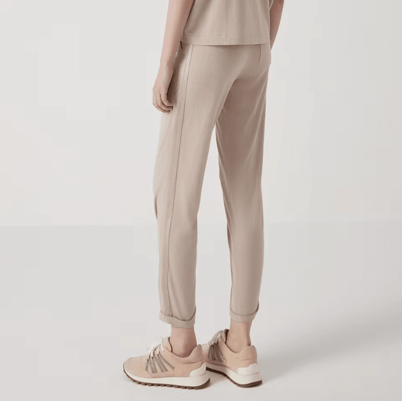 LuxMerino Silk Blend Merino Wool Pants for Women – Premium Merino Wool Trousers with Elegant Comfort