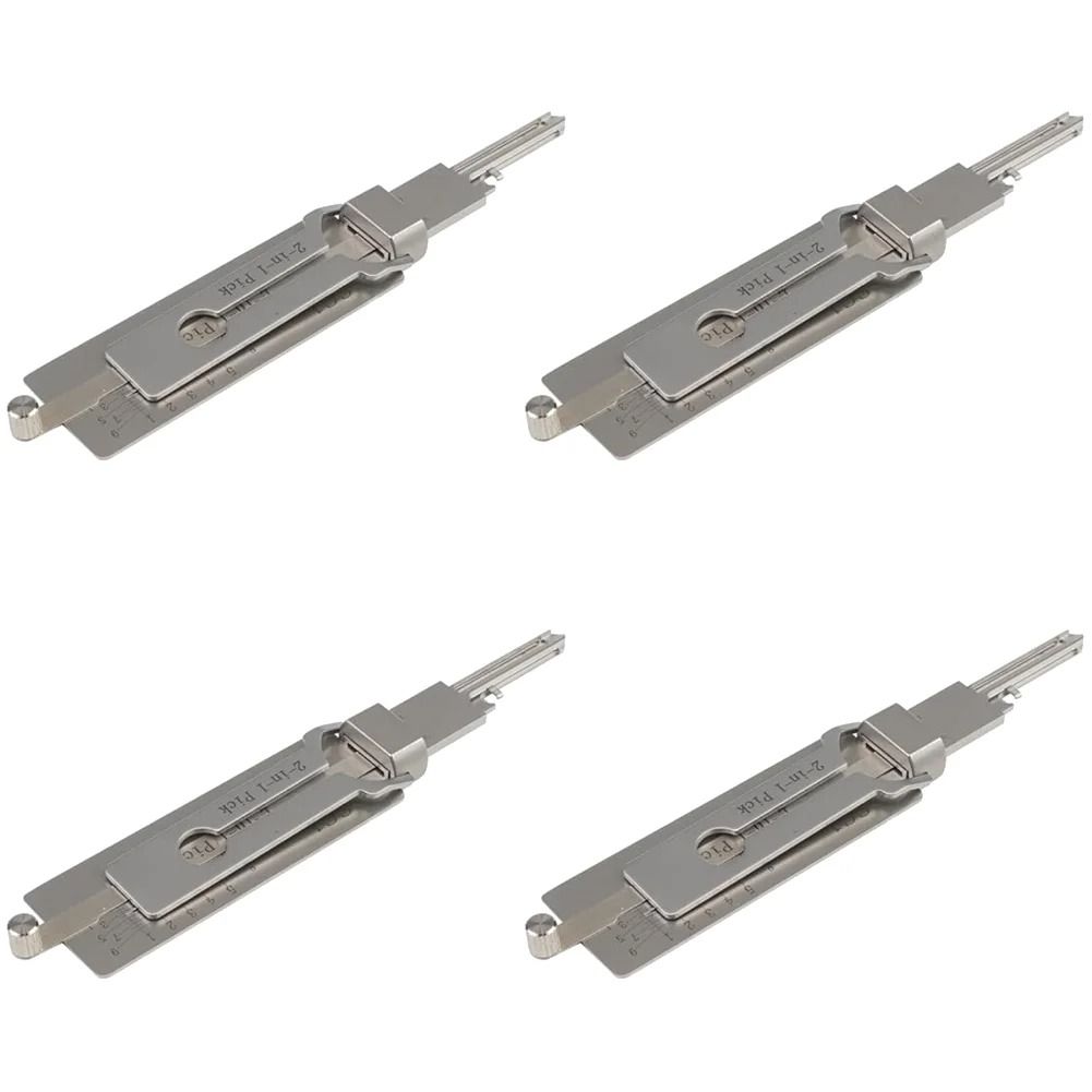 Stainless Steel Key Decoder & Precision Hook Repair Tool Set