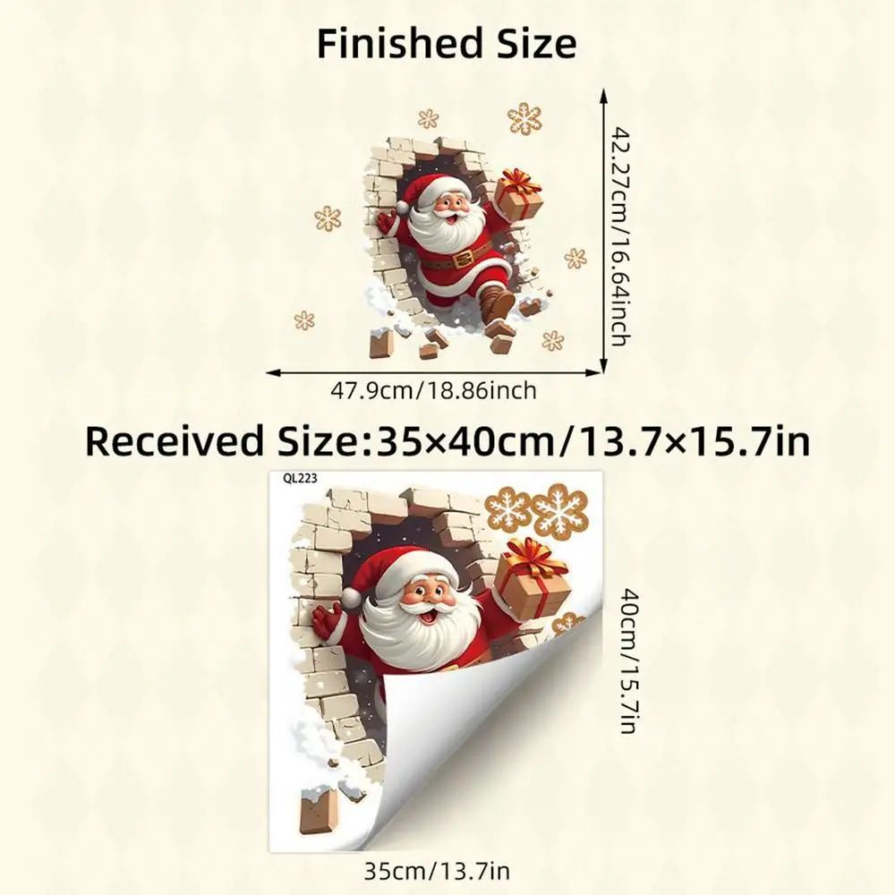 Santa Claus Wall Decal Sticker