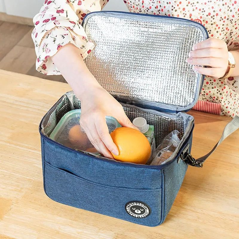 Foldable Insulated Cooler Bag for Picnics & Lunch - Leakproof Thermal Food & Drink Carrier (S/M/L)