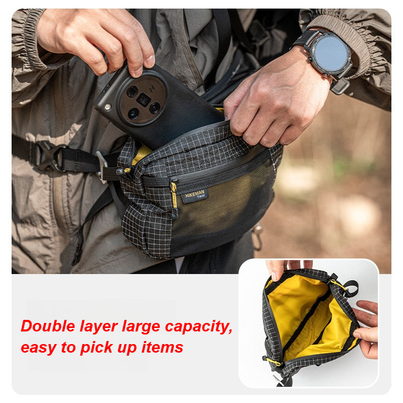 Ultralight Waterproof Running Waist Bag with Multi Pockets