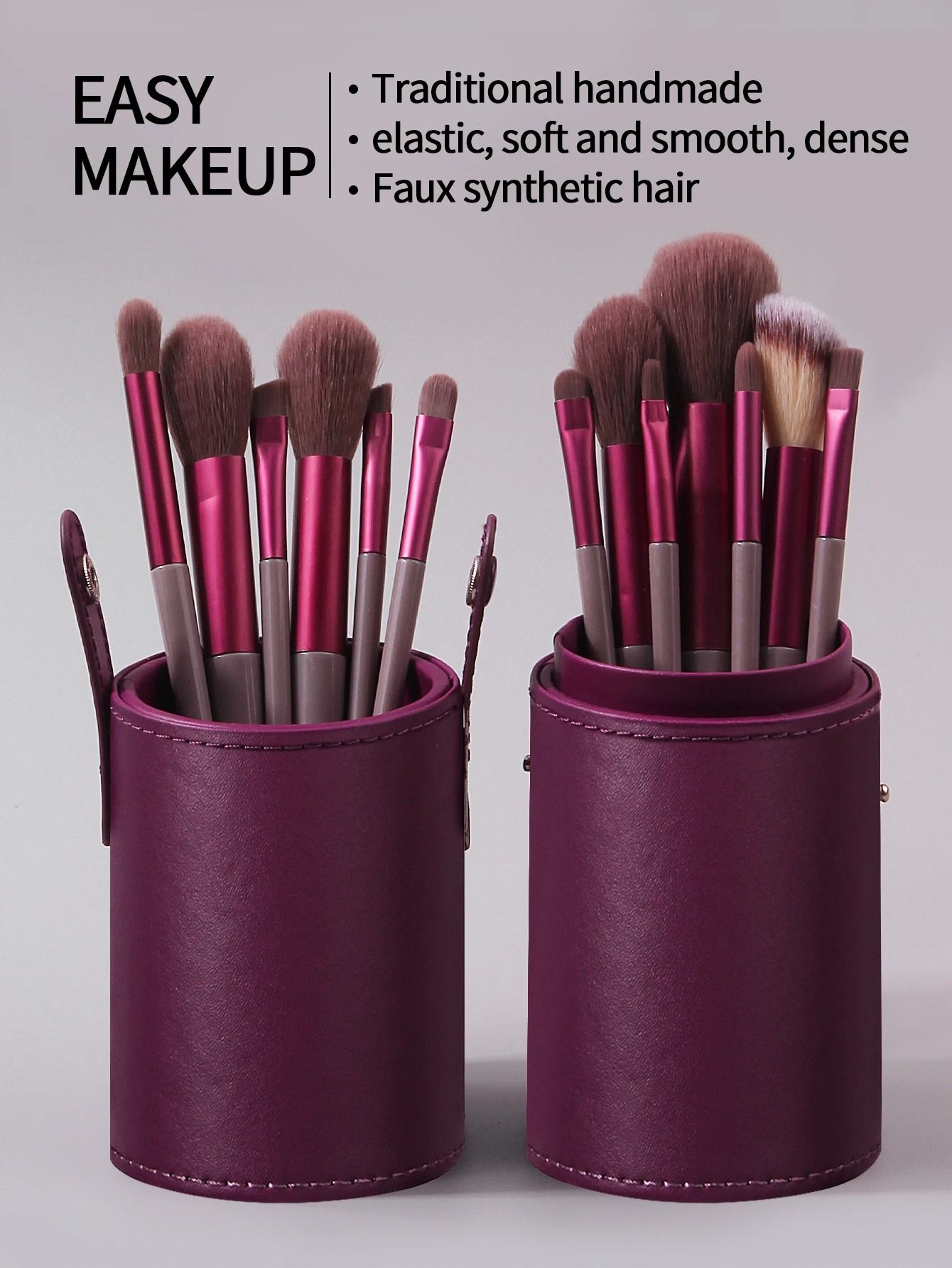 13PCS Professional Makeup Brushes Set Soft Fluffy Foundation Eyeshadow Blending Blush Kabuki Tool