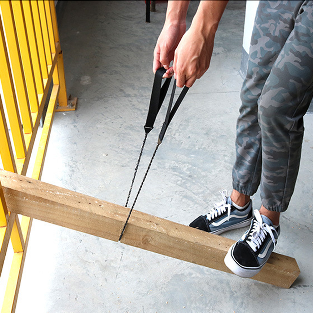 Portable Steel Rope Chain Saw for Camping & Outdoor Adventures