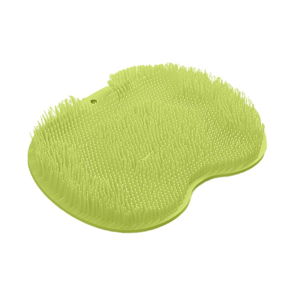 Silicone Shower Wall Mounted, Scrubber Shower Massage Pad, Brush Shower Feet Wash Mat, Back Massage Reusable Cleaning