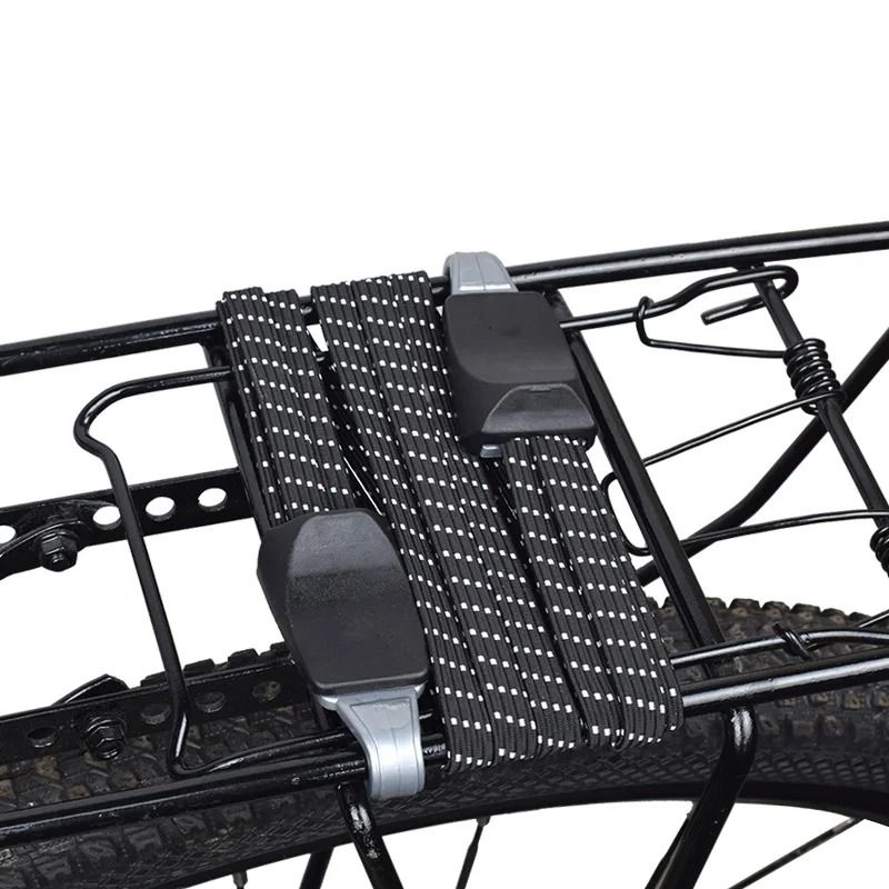 Elastic Bicycle Luggage Straps – Heavy-Duty Rubber Bungee Ropes with Hooks for Secure Bike Cargo