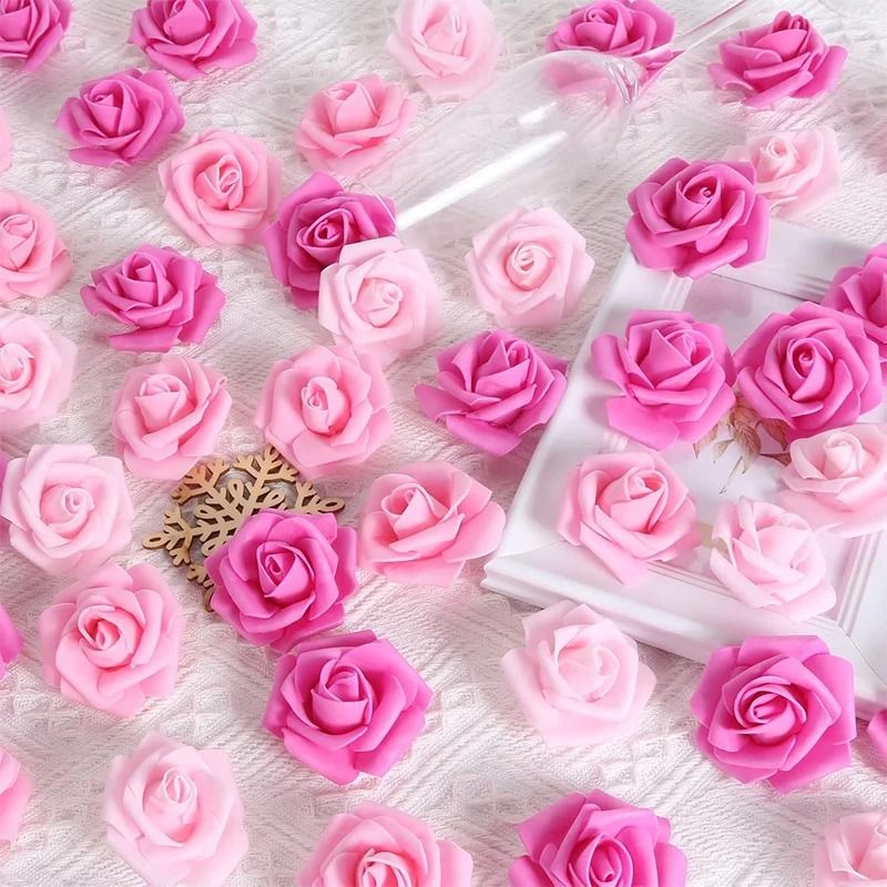 Everlasting Velvet-Touch Foam Roses